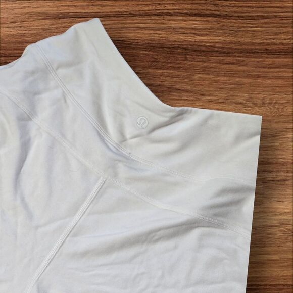 Lululemon White Cropped Wide Leg Pants - Picture 2 of 7